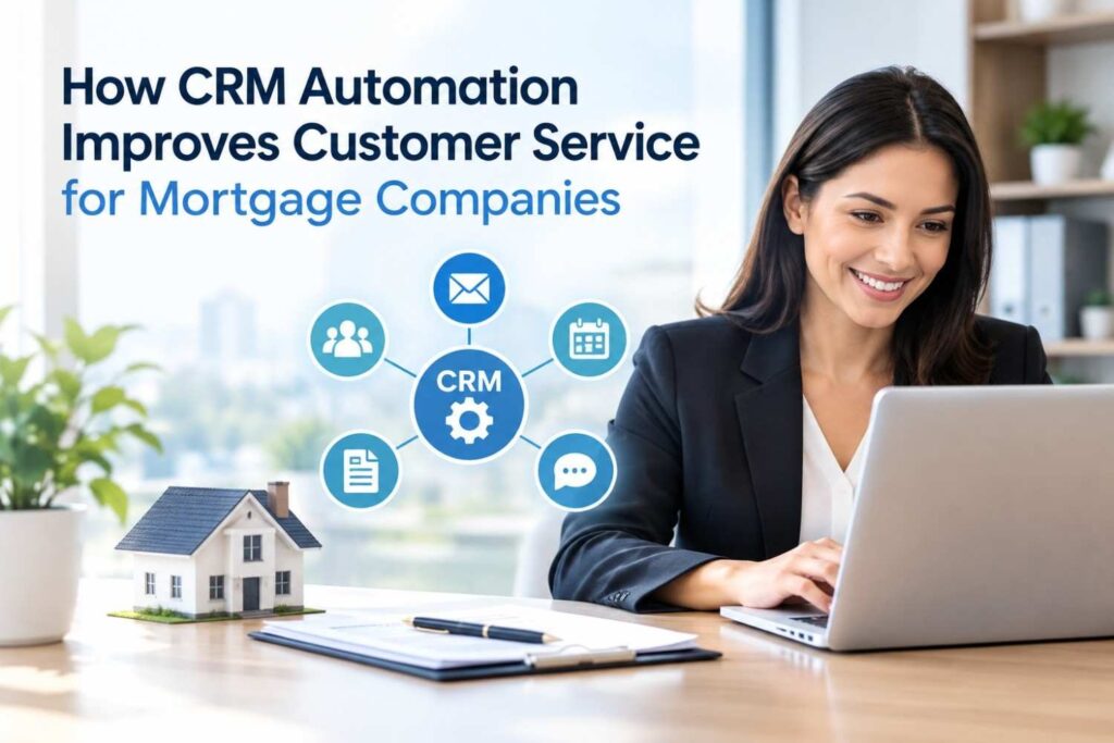 How CRM Automation Improves Customer Service for Mortgage Companies